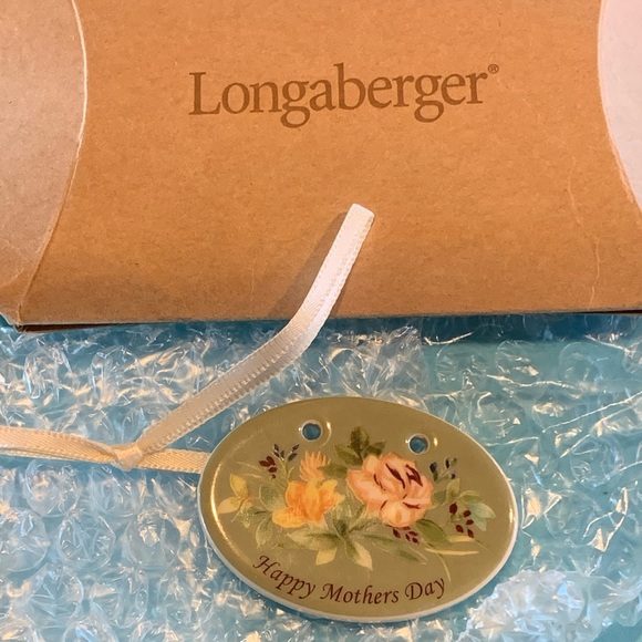 Happy Mothers Day Floral Tie-On For Your Basket ~ Longaberger - Picture 3 of 5